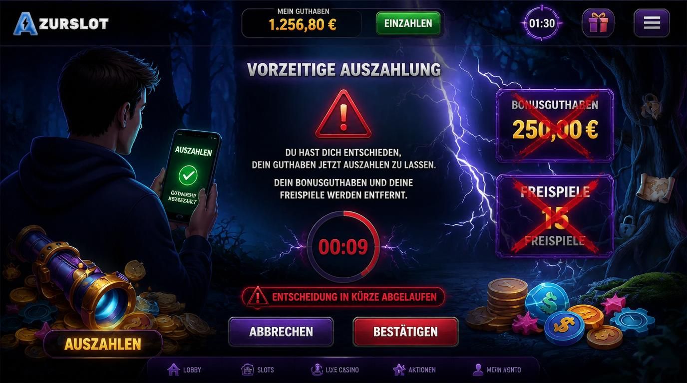 Warnung vor Verlust bei vorzeitiger Auszahlung.