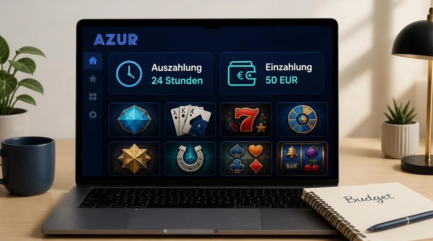 Casinoübersicht mit Auszahlungen innerhalb von 24 Stunden, Einzahlung von 50 EUR und einer hochwertigen Spielauswahl